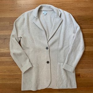 Women’s J.Crew Factory Beige Sweater Blazer